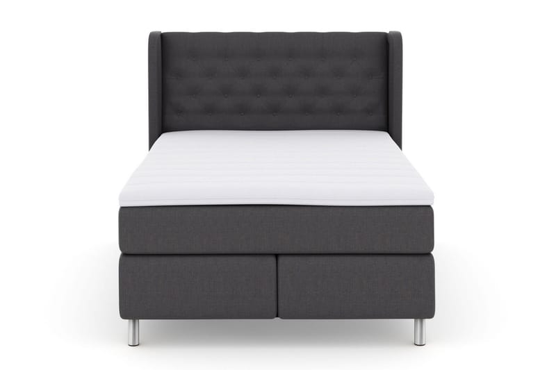Select No 3 Komplett Sängpaket 140x200 Medium - Mörkgrå/Metall - Products - Möbler - Säng - Kontinentalsäng