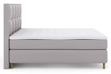 Select No 3 Komplett Sängpaket 160x200 Fast - Ljusgrå/Koppar - Products - Möbler - Säng - Kontinentalsäng
