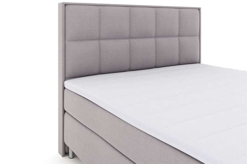 Select No 3 Komplett Sängpaket 160x200 Fast - Ljusgrå/Metall - Products - Möbler - Säng - Kontinentalsäng