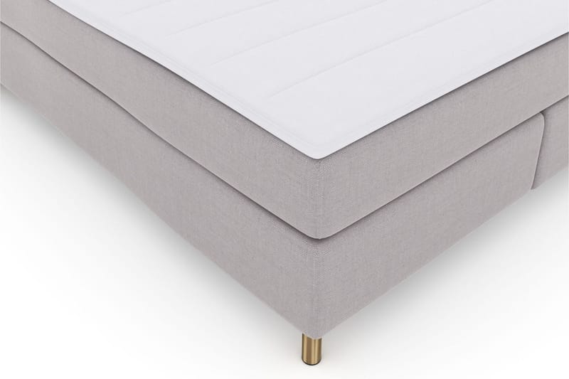 Select No 3 Komplett Sängpaket 160x200 Medium - Ljusgrå/Koppar - Products - Möbler - Säng - Kontinentalsäng