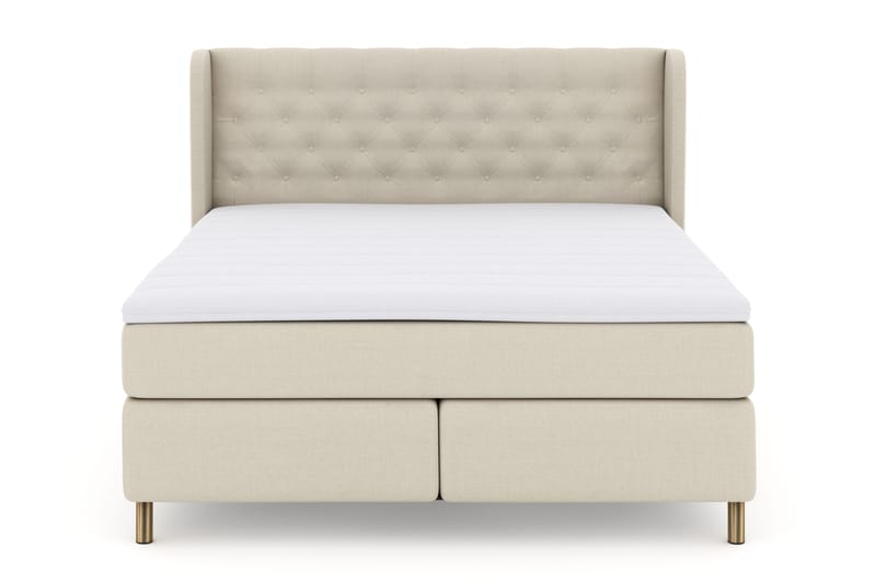 Select No 3 Komplett Sängpaket 180x200 Fast - Beige/Koppar - Products - Möbler - Säng - Kontinentalsäng