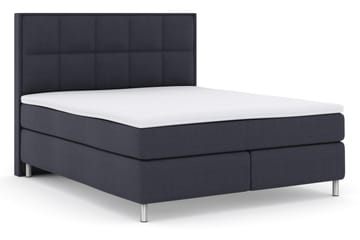 Select No 3 Komplett Sängpaket 180x200 Fast - Blå/Metall - Products - Möbler - Säng - Kontinentalsäng