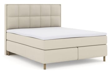 Select No 3 Komplett Sängpaket 180x200 Fast/Medium - Beige/Koppar - Products - Möbler - Säng - Kontinentalsäng
