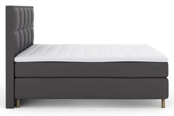 Select No 3 Komplett Sängpaket 180x200 Fast/Medium - Mörkgrå/Koppar - Products - Möbler - Säng - Kontinentalsäng