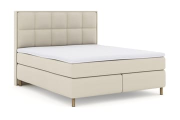 Select No 3 Komplett Sängpaket 210x210 Fast - Beige/Koppar - Products - Möbler - Säng - Kontinentalsäng