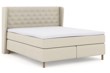 Select No 3 Komplett Sängpaket 210x210 Fast - Beige/Koppar - Products - Möbler - Säng - Kontinentalsäng