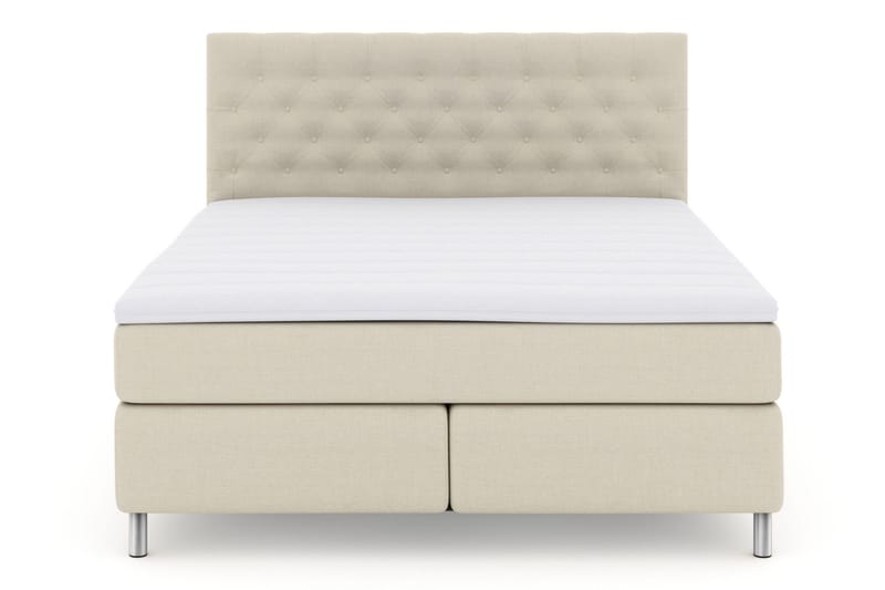 Select No 3 Komplett Sängpaket 210x210 Fast - Beige/Metall - Products - Möbler - Säng - Kontinentalsäng