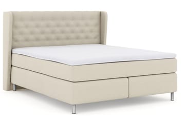 Select No 3 Komplett Sängpaket 210x210 Fast - Beige/Metall - Products - Möbler - Säng - Kontinentalsäng
