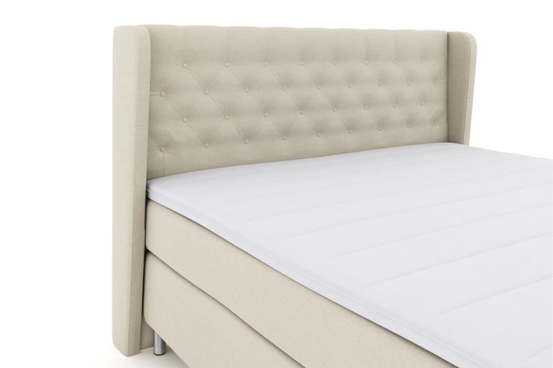 Select No 3 Komplett Sängpaket 210x210 Fast - Beige/Metall - Products - Möbler - Säng - Kontinentalsäng
