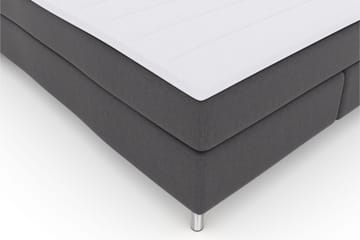 Select No 3 Komplett Sängpaket 210x210 Fast - Mörkgrå/Metall - Products - Möbler - Säng - Kontinentalsäng