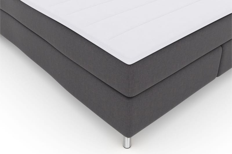 Select No 3 Komplett Sängpaket 210x210 Fast - Mörkgrå/Metall - Products - Möbler - Säng - Kontinentalsäng