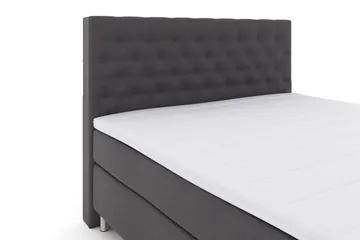 Select No 3 Komplett Sängpaket 210x210 Fast - Mörkgrå/Metall - Products - Möbler - Säng - Kontinentalsäng