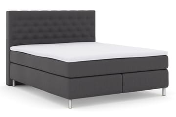 Select No 3 Komplett Sängpaket 210x210 Fast - Mörkgrå/Metall - Products - Möbler - Säng - Kontinentalsäng