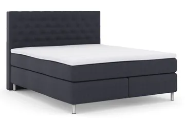 Select No 3 Komplett Sängpaket 210x210 Fast/Medium - Blå/Metall - Products - Möbler - Säng - Kontinentalsäng