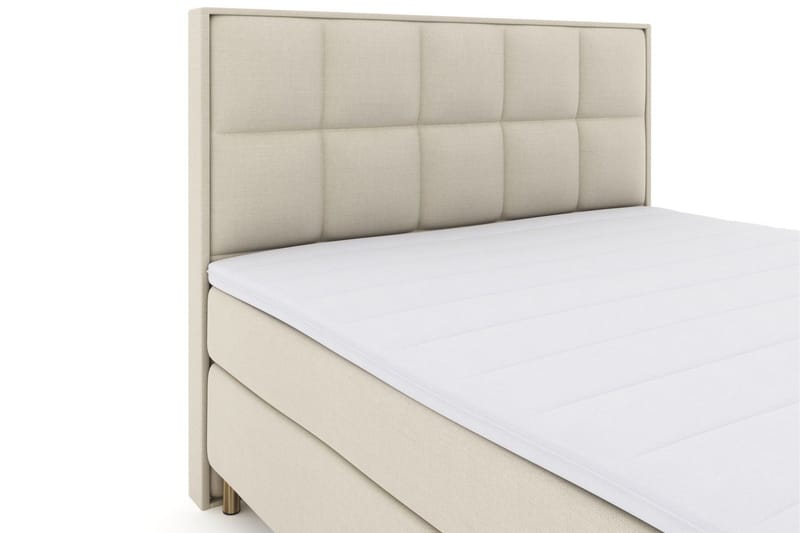 Select No 3 Komplett Sängpaket 210x210 Medium - Beige/Koppar - Products - Möbler - Säng - Kontinentalsäng
