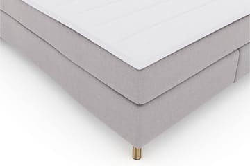 Select No 3 Komplett Sängpaket 210x210 Medium - Ljusgrå/Koppar - Products - Möbler - Säng - Kontinentalsäng
