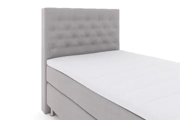 Select No 3 Kontinentalsäng 120x200 Fast - Ljusgrå/Metall - Products - Möbler - Säng - Enkelsäng