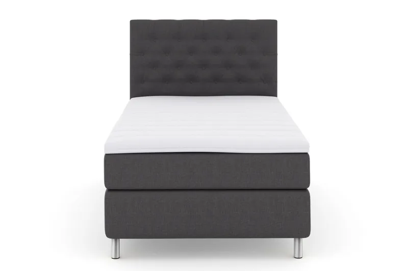 Select No 3 Kontinentalsäng 120x200 Fast - Mörkgrå/Metall - Products - Möbler - Säng - Enkelsäng