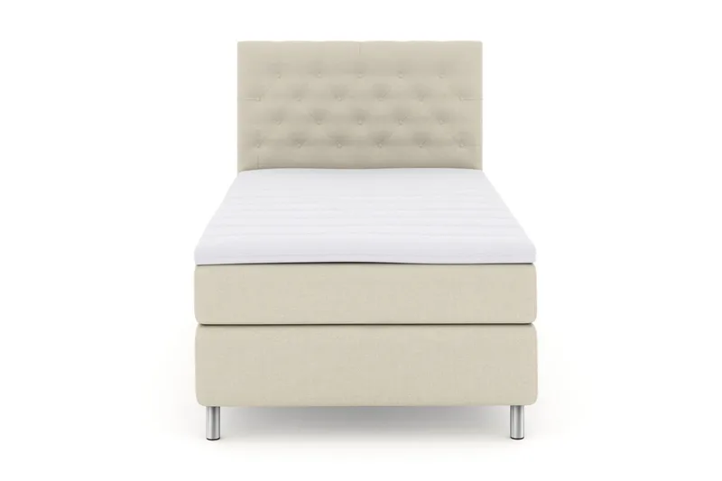 Select No 3 Kontinentalsäng 120x200 Medium - Beige/Metall - Products - Möbler - Säng - Enkelsäng