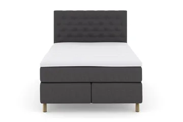 Select No 3 Kontinentalsäng 140x200 Medium - Mörkgrå/Koppar - Products - Möbler - Säng - Kontinentalsäng