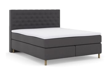 Select No 3 Kontinentalsäng 180x200 Fast/Medium - Mörkgrå/Koppar - Products - Möbler - Säng - Kontinentalsäng