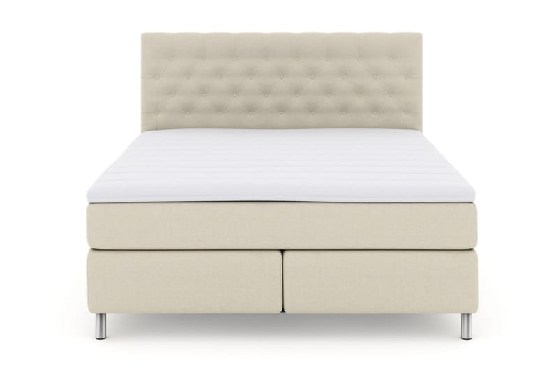 Select No 3 Kontinentalsäng 180x200 Medium - Beige/Metall - Products - Möbler - Säng - Kontinentalsäng
