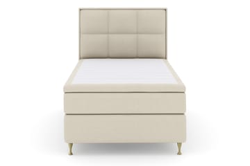 Select No 4 Komplett Sängpaket 120x200 Fast - Beige/Guld - Products - Möbler - Säng - Enkelsäng