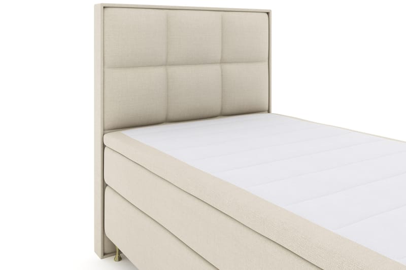 Select No 4 Komplett Sängpaket 120x200 Fast - Beige/Guld - Products - Möbler - Säng - Enkelsäng