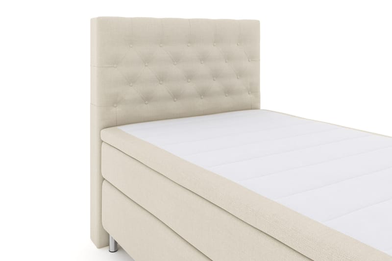 Select No 4 Komplett Sängpaket 120x200 Fast - Beige/Metall - Products - Möbler - Säng - Enkelsäng
