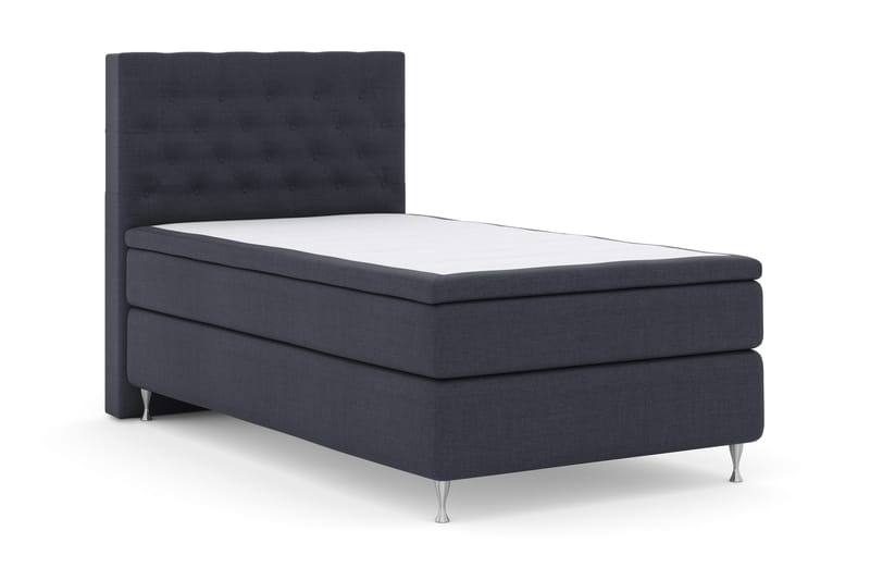 Select No 4 Komplett Sängpaket 120x200 Fast - Blå/Silver - Products - Möbler - Säng - Enkelsäng