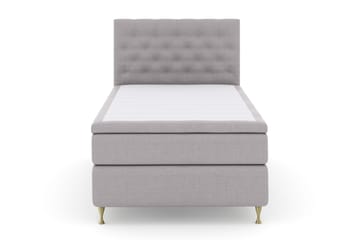 Select No 4 Komplett Sängpaket 120x200 Fast - Ljusgrå/Guld - Products - Möbler - Säng - Enkelsäng