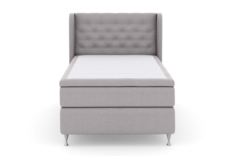 Select No 4 Komplett Sängpaket 120x200 Fast - Ljusgrå/Silver - Products - Möbler - Säng - Enkelsäng