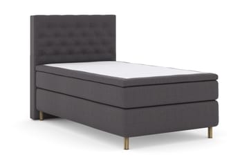 Select No 4 Komplett Sängpaket 120x200 Fast - Mörkgrå/Koppar - Products - Möbler - Säng - Enkelsäng