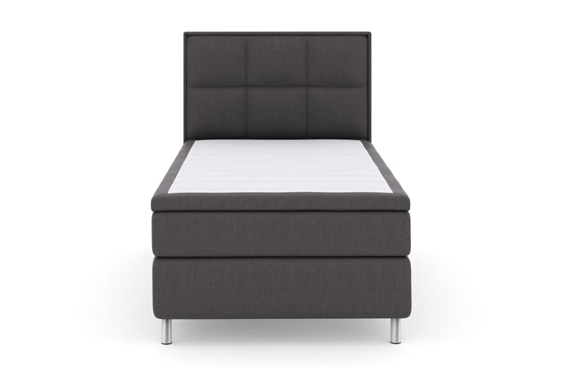 Select No 4 Komplett Sängpaket 120x200 Fast - Mörkgrå/Metall - Products - Möbler - Säng - Enkelsäng