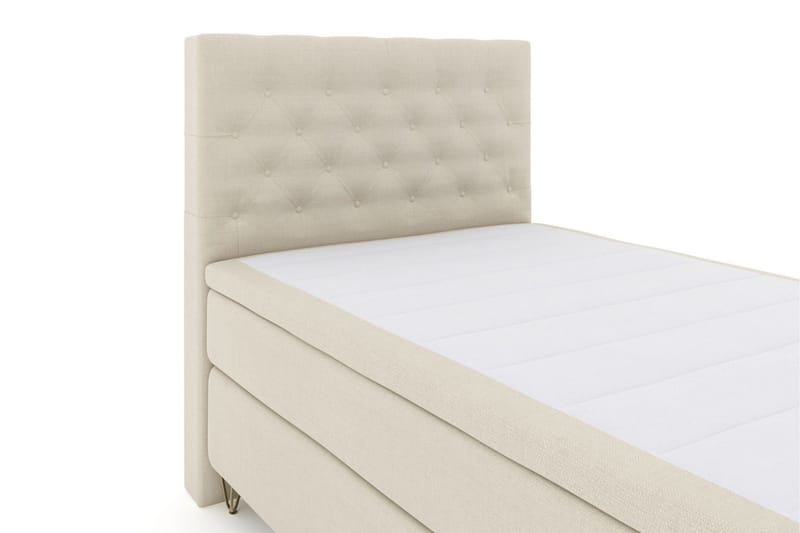 Select No 4 Komplett Sängpaket 120x200 Medium - Beige/Metall V-form - Products - Möbler - Säng - Enkelsäng