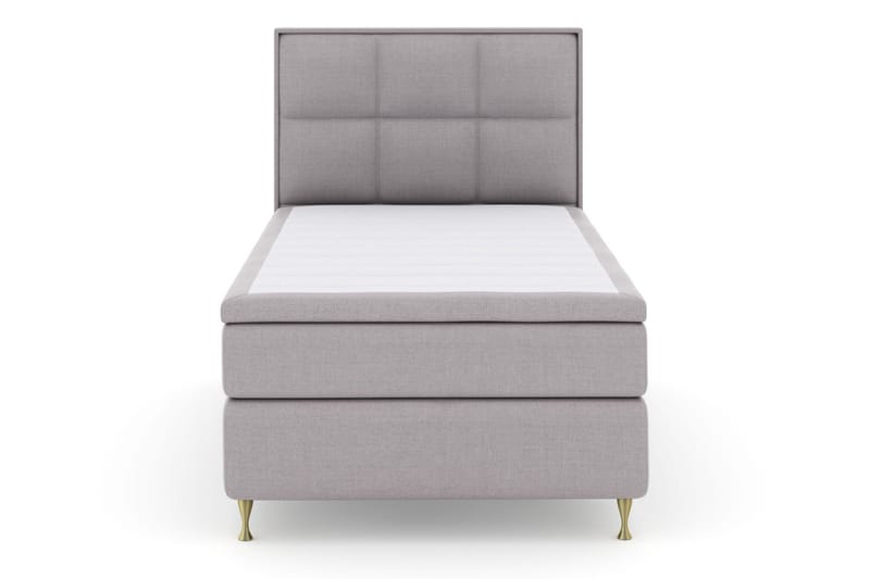 Select No 4 Komplett Sängpaket 120x200 Medium - Ljusgrå/Guld - Products - Möbler - Säng - Enkelsäng