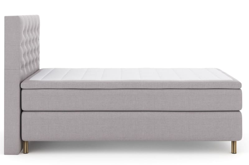 Select No 4 Komplett Sängpaket 120x200 Medium - Ljusgrå/Koppar - Products - Möbler - Säng - Enkelsäng