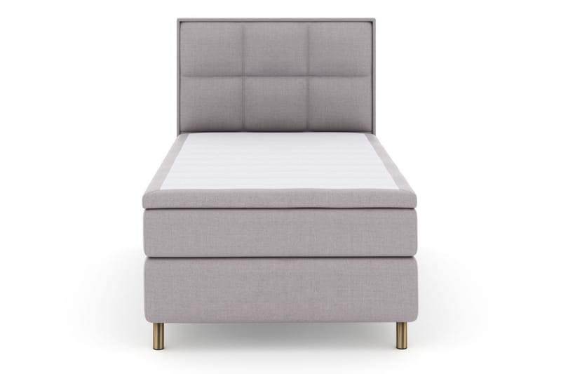 Select No 4 Komplett Sängpaket 120x200 Medium - Ljusgrå/Koppar - Products - Möbler - Säng - Enkelsäng