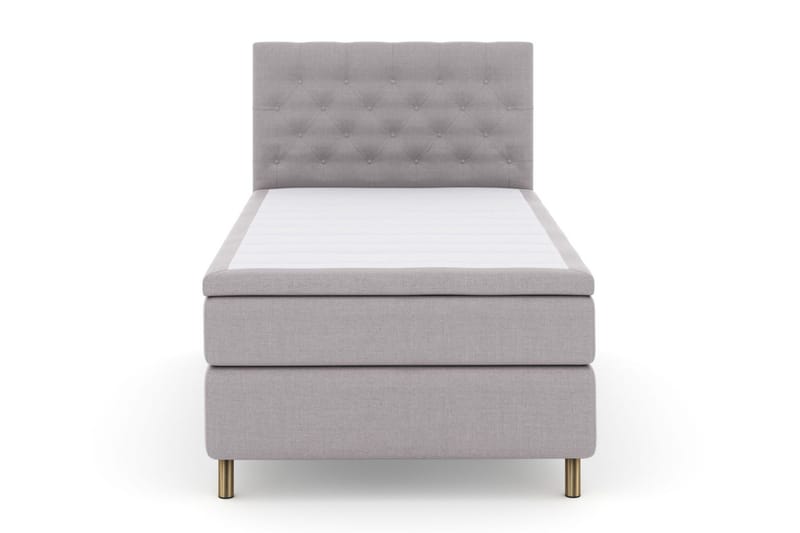 Select No 4 Komplett Sängpaket 120x200 Medium - Ljusgrå/Koppar - Products - Möbler - Säng - Enkelsäng