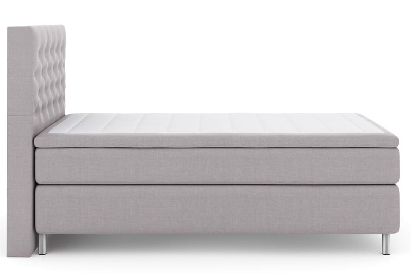 Select No 4 Komplett Sängpaket 120x200 Medium - Ljusgrå/Metall - Products - Möbler - Säng - Enkelsäng