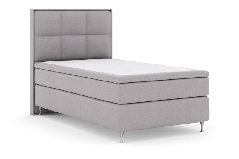 Select No 4 Komplett Sängpaket 120x200 Medium - Ljusgrå/Silver - Products - Möbler - Säng - Enkelsäng