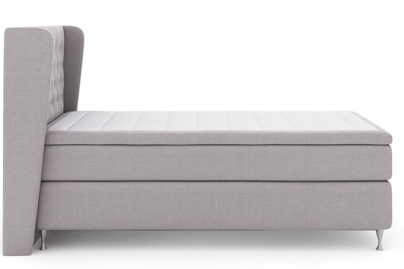 Select No 4 Komplett Sängpaket 120x200 Medium - Ljusgrå/Silver - Products - Möbler - Säng - Enkelsäng