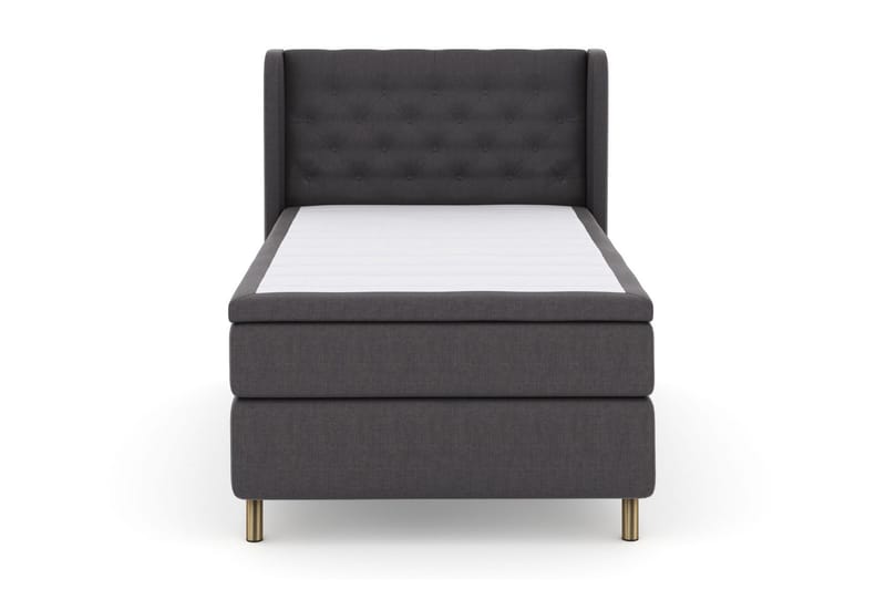 Select No 4 Komplett Sängpaket 120x200 Medium - Mörkgrå/Koppar - Products - Möbler - Säng - Enkelsäng