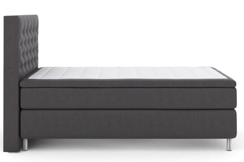 Select No 4 Komplett Sängpaket 120x200 Medium - Mörkgrå/Metall - Products - Möbler - Säng - Enkelsäng