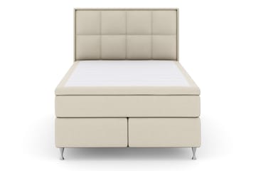 Select No 4 Komplett Sängpaket 140x200 Fast - Beige/Silver - Products - Möbler - Säng - Kontinentalsäng