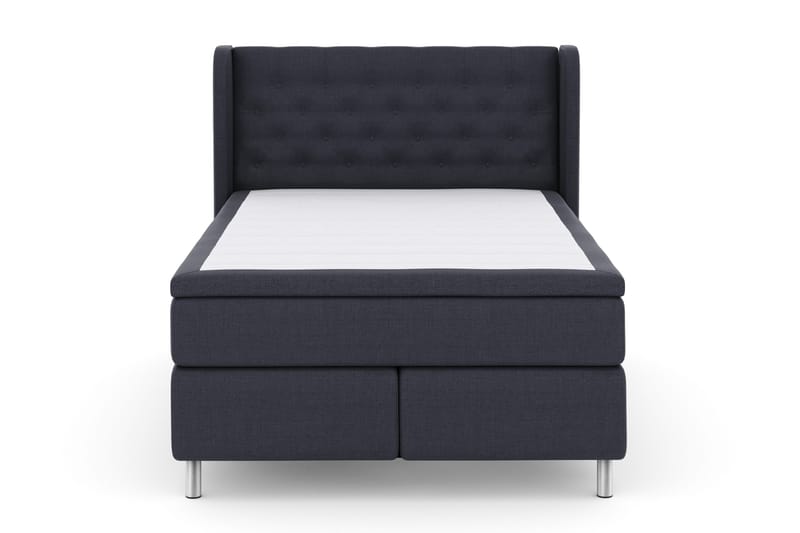 Select No 4 Komplett Sängpaket 140x200 Fast - Blå/Metall - Products - Möbler - Säng - Kontinentalsäng