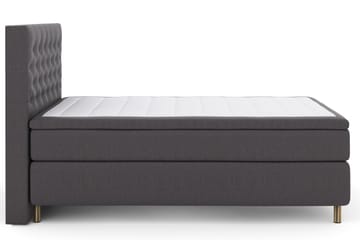 Select No 4 Komplett Sängpaket 140x200 Fast - Mörkgrå/Koppar - Products - Möbler - Säng - Kontinentalsäng