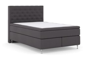 Select No 4 Komplett Sängpaket 140x200 Fast - Mörkgrå/Silver - Products - Möbler - Säng - Kontinentalsäng