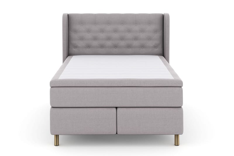 Select No 4 Komplett Sängpaket 140x200 Medium - Ljusgrå/Koppar - Products - Möbler - Säng - Kontinentalsäng