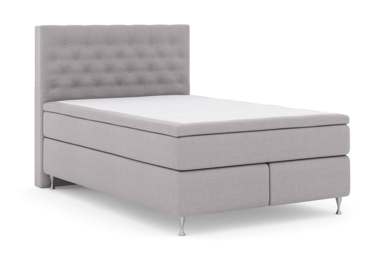 Select No 4 Komplett Sängpaket 140x200 Medium - Ljusgrå/Silver - Products - Möbler - Säng - Kontinentalsäng